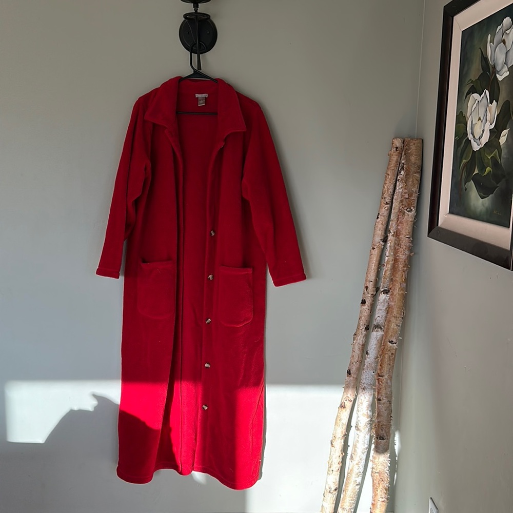 Red Nordstrom Nighttime Robe